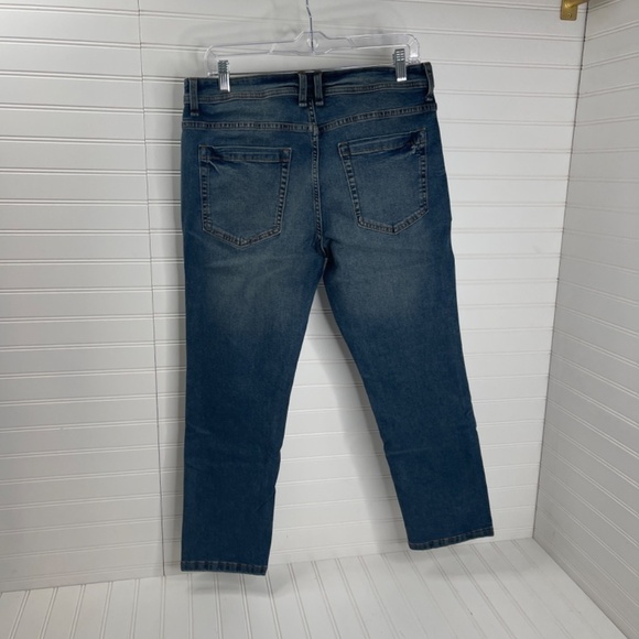 NWT The Perfect Jean 31W X 26L Slim Fit Cowboy Yellow Tint - Picture 2 of 11